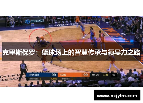 克里斯保罗：篮球场上的智慧传承与领导力之路